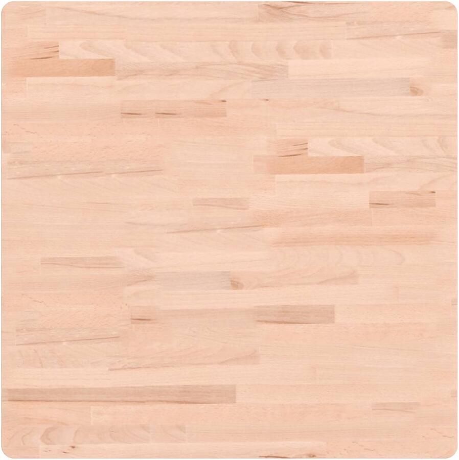 VidaXL -Tafelblad-vierkant-70x70x2 5-cm-massief-beukenhout - Foto 3