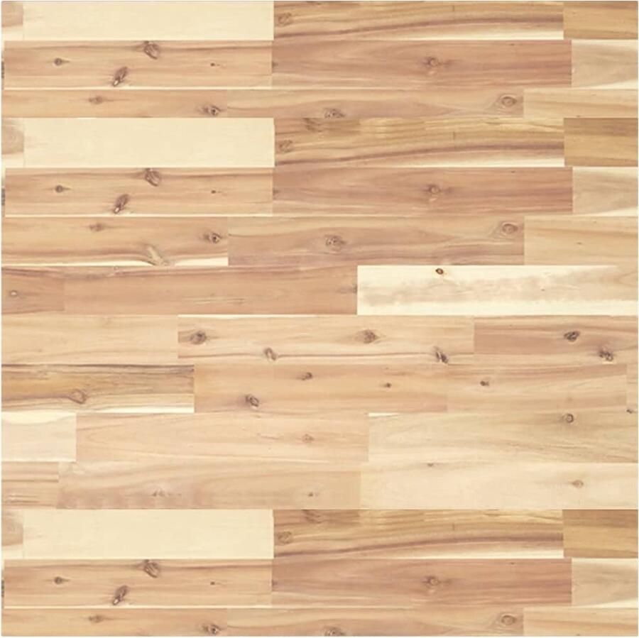 VidaXL Tafelblad vierkant 70x70x2 cm massief acaciahout