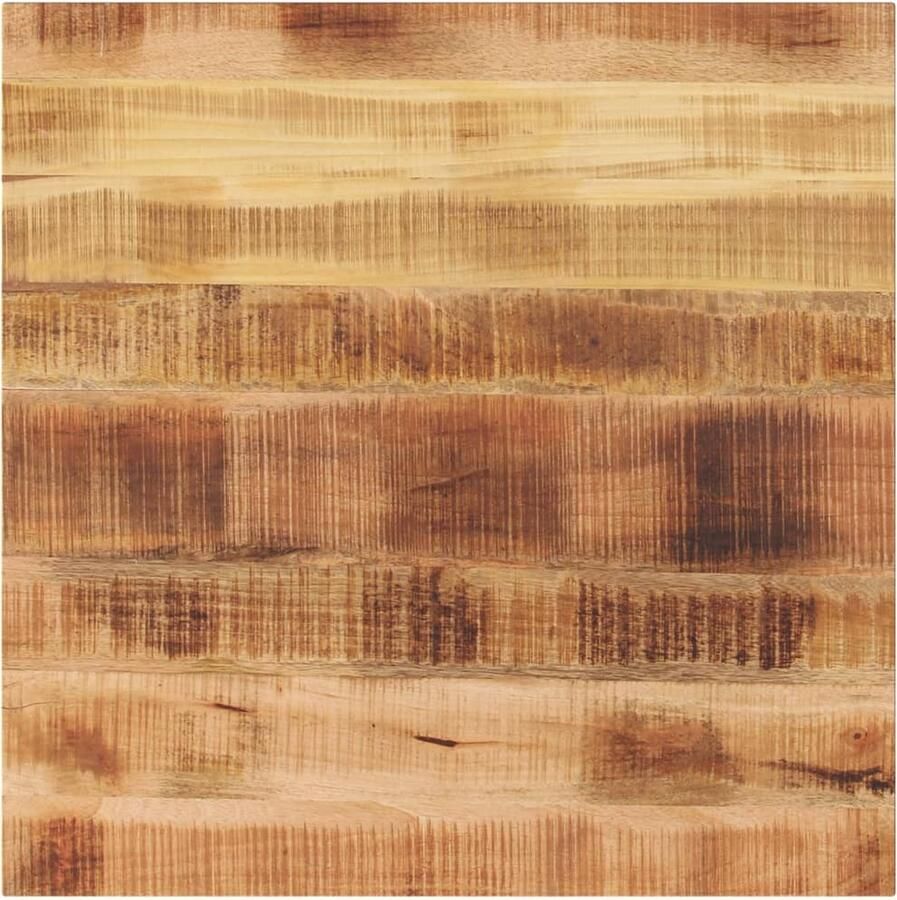 VidaXL Tafelblad vierkant 70x70x3 8 cm massief ruw mangohout
