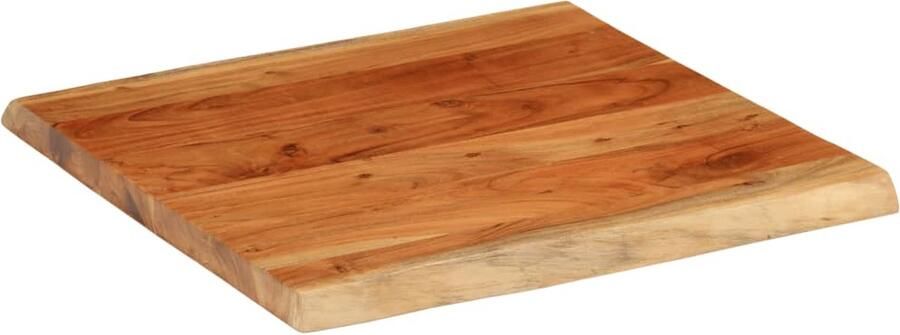 VidaXL Tafelblad Vierkant 80x80 cm Acaciahout Houten Tafelblad Acacia Tafelblad Natuurlijkt Tafelblad Vintage Tafelblad Landelijk Tafelblad