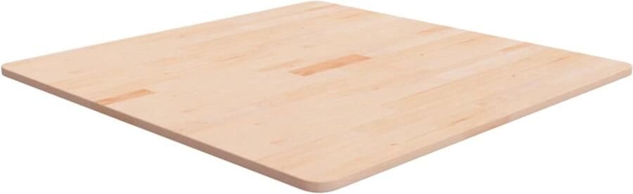VidaXL Tafelblad vierkant 80x80x1 5 cm onbehandeld massief eikenhout Tafelblad Tafel Houten Tafelblad Tafels