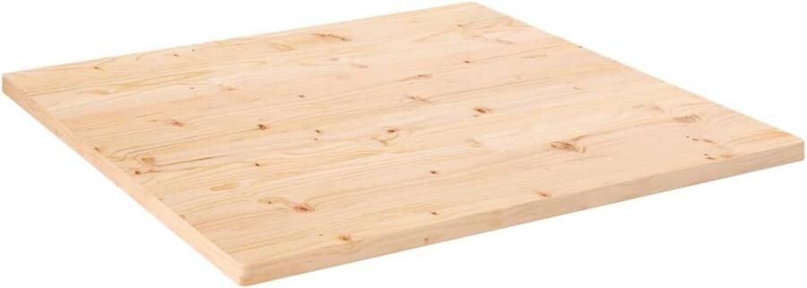 VidaXL Tafelblad Vierkant 80x80x2 5 cm Grenenhout Houten Tafelblad Grenenhout Tafelblad Vintage Tafelblad Industriele Tafelblad Eetkamertafel