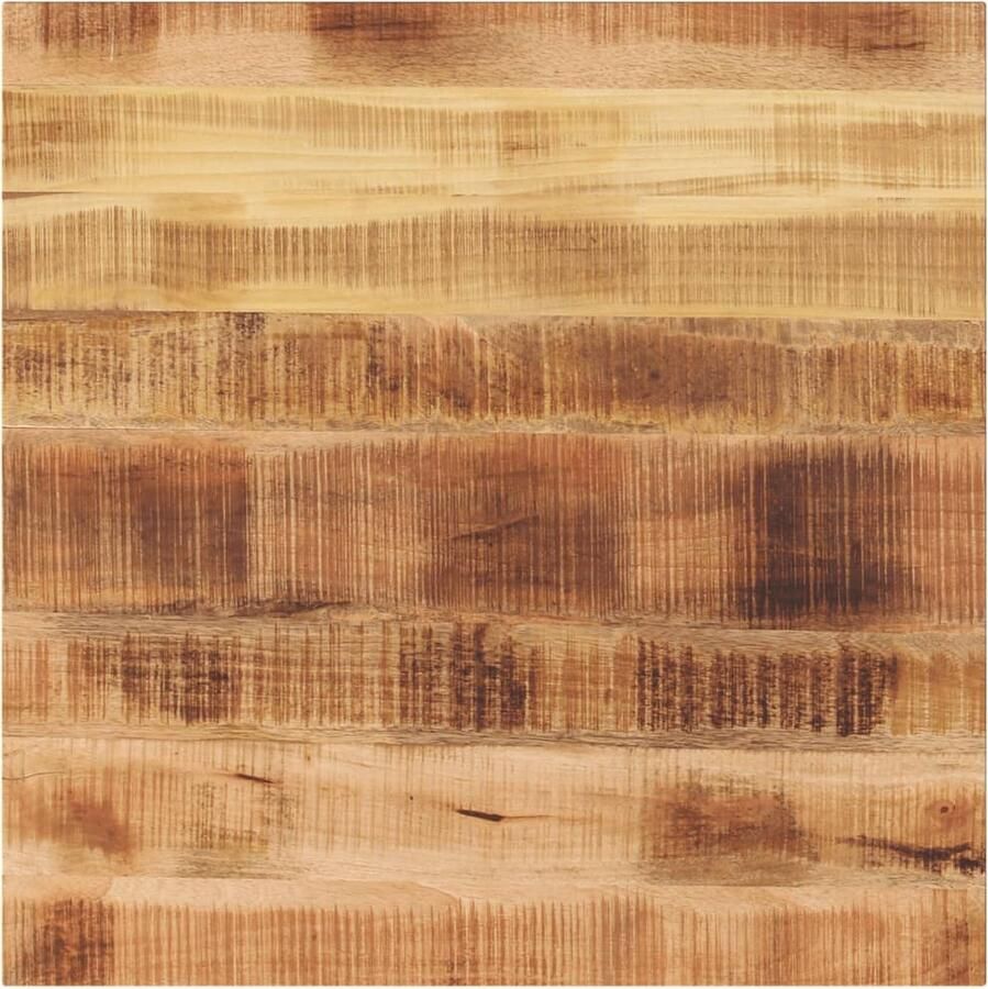 VidaXL Tafelblad vierkant 80x80x1 5 cm massief ruw mangohout