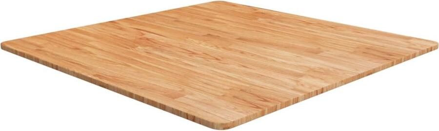 VidaXL Tafelblad Vierkant 90x90 cm Eikenhout Tafelblad Eikenhouten Tafelblad Massief Hout Landelijke Stijl Vintage Tafelblad Keuken Meubilair Eetkamermeubelen Salontafel - Foto 2