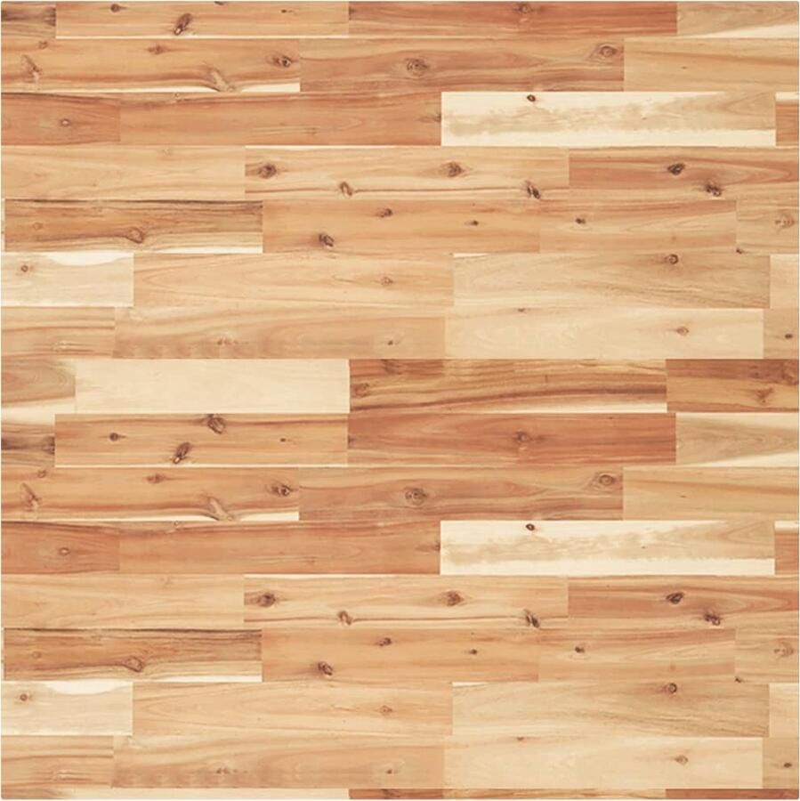 VidaXL Tafelblad vierkant 90x90x2 cm massief acaciahout