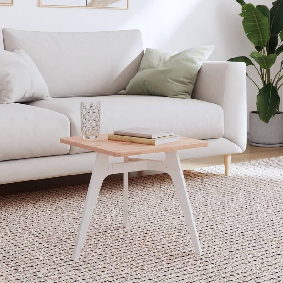 VidaXL Tafelblad Vierkant Massief Beukenhout 40x40cm Houten Tafelblad Salontafel Blad Beukenhout Tafelblad Vierkant Tafelblad Vintage Tafelblad Industrieel Tafelblad Modern Tafelblad - Foto 2