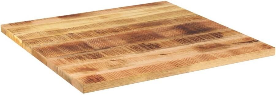VidaXL Tafelblad Vierkant Massief Mangohout 70x70 cm Houten Tafelblad Mangohout Tafelblad Vintage Tafelblad Landelijk Tafelblad Vervangen