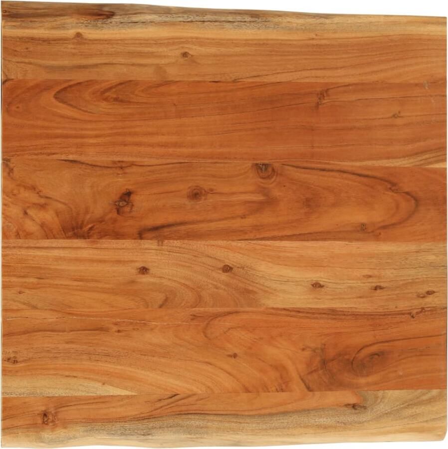 VidaXL Tafelblad vierkant natuurlijke rand 40x40x3 8 cm acaciahout