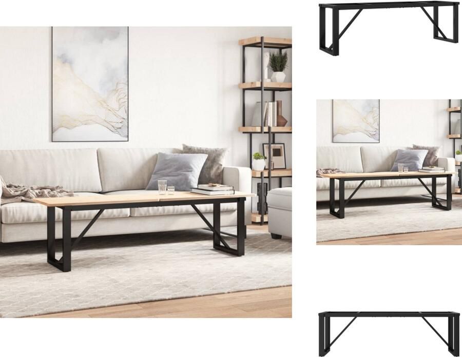 VidaXL Tafelpoot Tafelpoten Onderstel Tafel Onderstel Voor Tafel Salontafelpoten O-frame 140x30x43 cm gietijzer