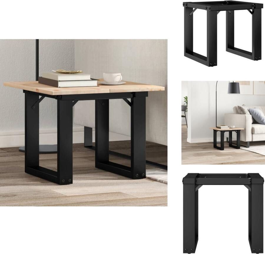 VidaXL Tafelpoot Tafelpoten Onderstel Tafel Onderstel Voor Tafel Salontafelpoten O-frame 40x40x33 cm gietijzer