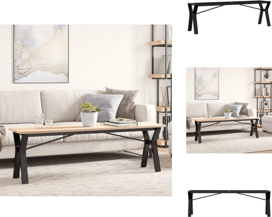 VidaXL Tafelpoot Tafelpoten Onderstel Tafel Onderstel Voor Tafel Salontafelpoten Y-frame 140x30x43 cm gietijzer