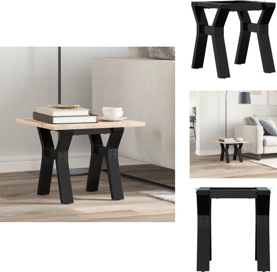 VidaXL Tafelpoot Tafelpoten Onderstel Tafel Onderstel Voor Tafel Salontafelpoten Y-frame 30x30x33 cm gietijzer