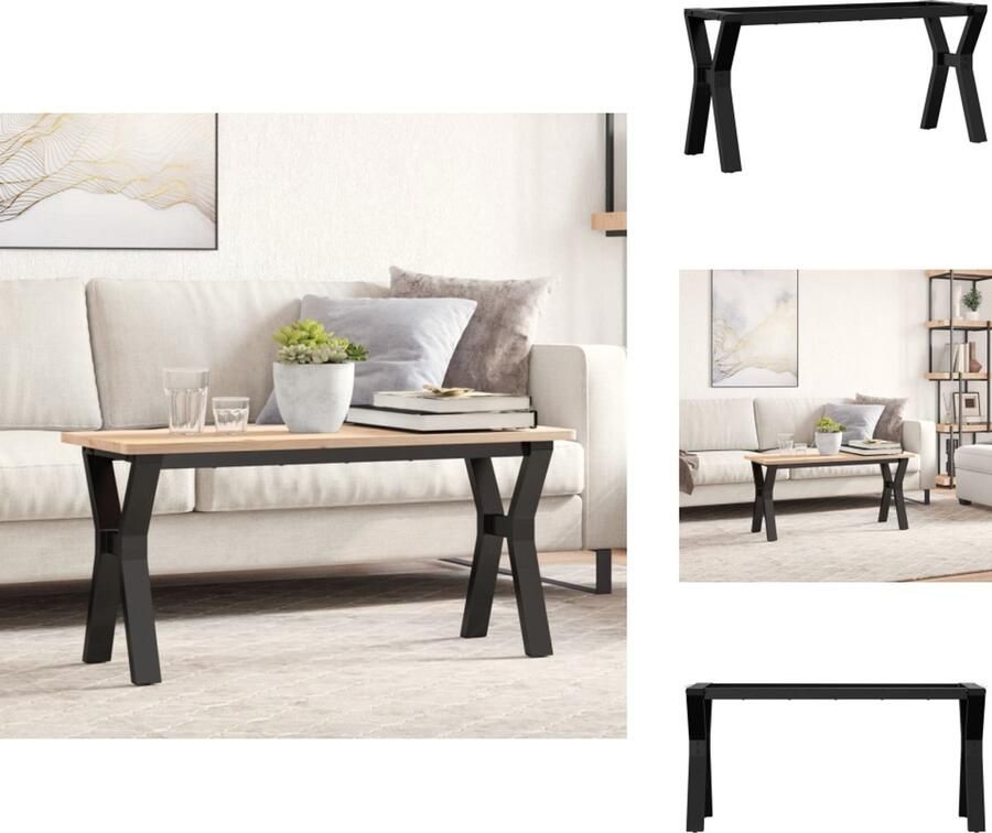 VidaXL Tafelpoot Tafelpoten Onderstel Tafel Onderstel Voor Tafel Salontafelpoten Y-frame 90x30x43 cm gietijzer