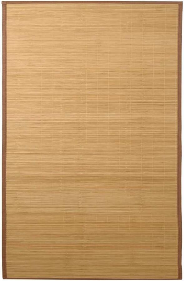 VidaXL -Tapijt-100x160-cm-bamboe-bruin - Foto 2