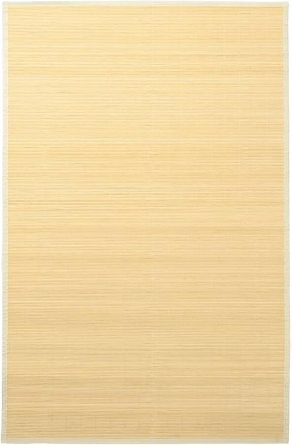 VidaXL -Tapijt-100x160-cm-bamboe-natuurlijk - Foto 2