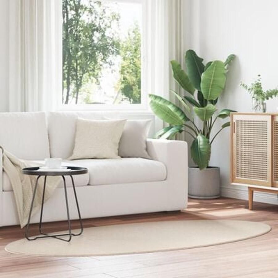 VidaXL Tapijt HUARTE Beige 100 x 200 cm Polyester