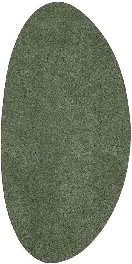 VidaXL Vloerkleed 'HUARTE' Korte Pool Zacht en Wasbaar Bosgroen 80x150 cm