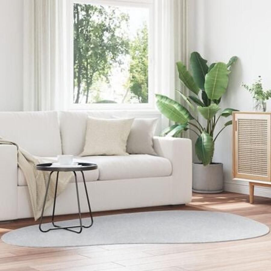 VidaXL Vloerkleden Grijs Polyester 140 x 200 cm UV-bestendige materialen