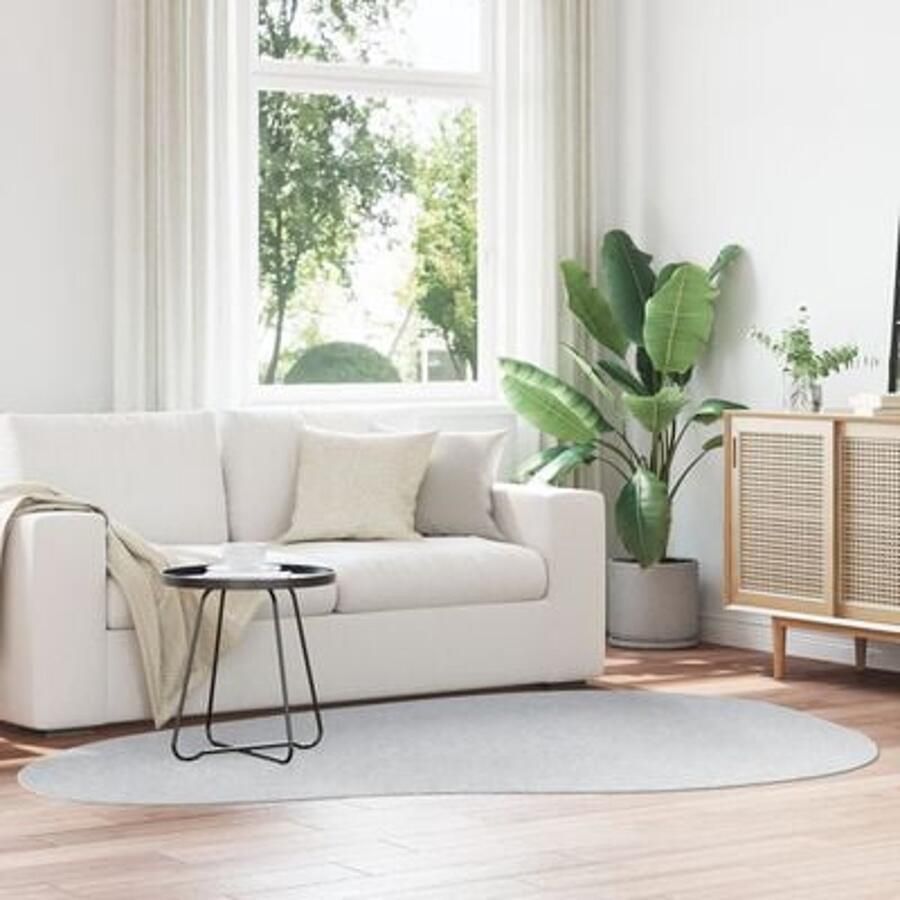 VidaXL Vloerkleden Grijs Polypropeen 160 x 230 cm Vloerkleden Golfvorm