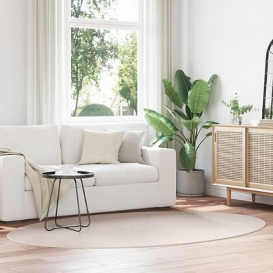 VidaXL Vloerkleed 'HUARTE'Zand 160 x 230 cm Polyester