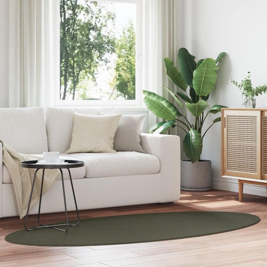 VidaXL Tapijt HUARTE Bosgroen 100 x 200 cm Polyester - Foto 3