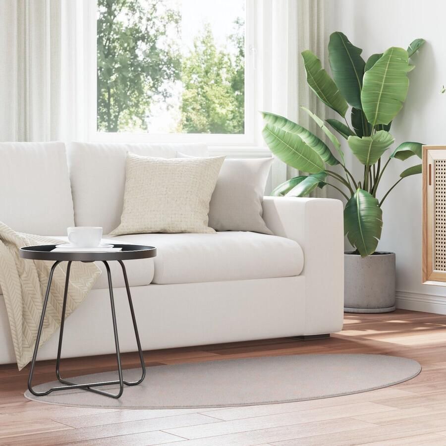 VidaXL Tapijt 'HUARTE' Korte Pool Zacht en Wasbaar Zand 80x150 cm - Foto 3