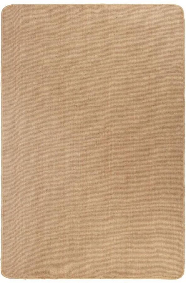 VidaXL -Tapijt-met-latex-onderkant-120x180-cm-jute-natuurlijk - Foto 2