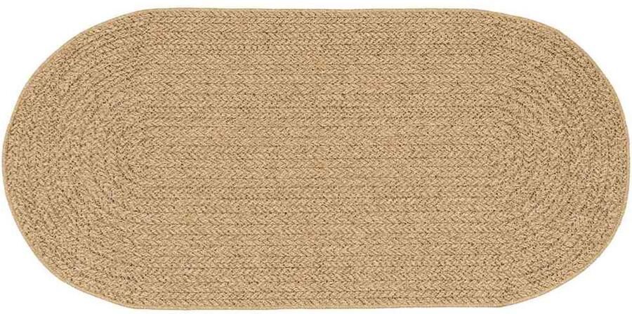 VidaXL Tapijt Bruin 100 x 200 cm PP