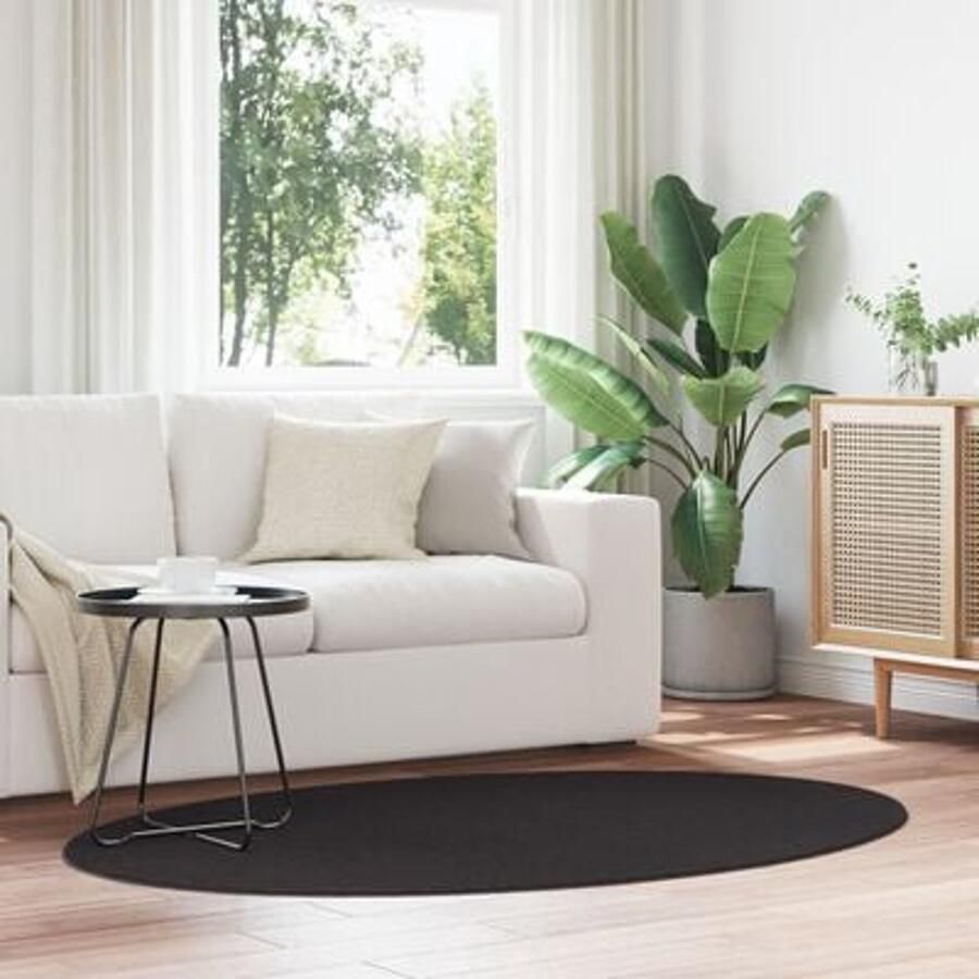 VidaXL Vloerkleed 'HUARTE'Zwart 100 x 200 cm 100% Polyester - Foto 3