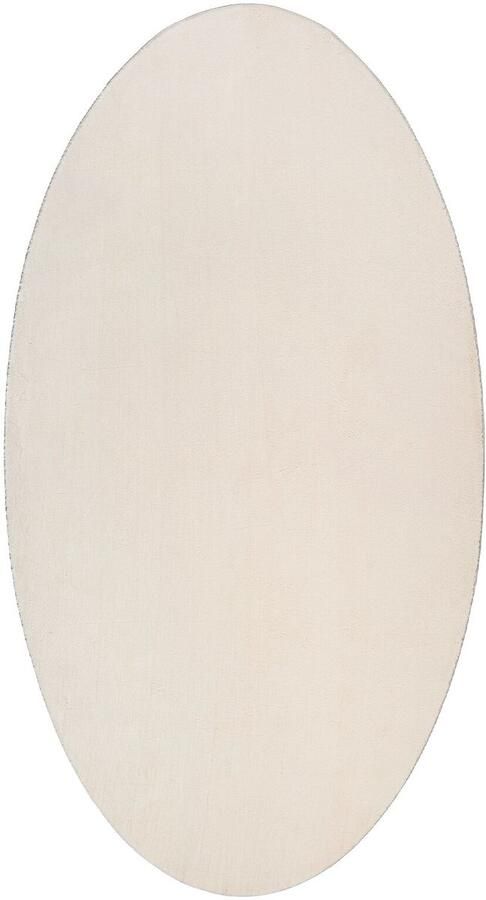 VidaXL Tapijten Beige Polyester 80 x 150 cm Tapijt Ovaal Modern - Foto 2