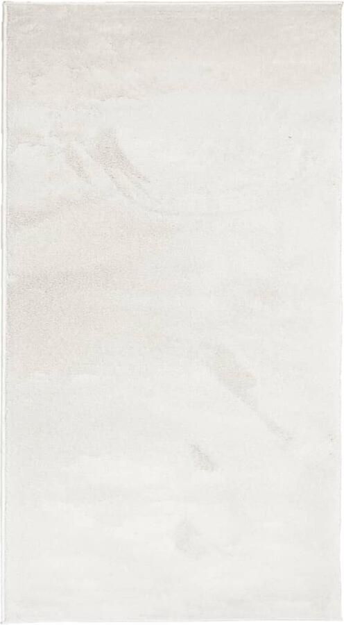 VidaXL Vloerkleed OVIEDO 80x150 cm Beige Vloerkleed Tapijten Woonkamertapijt Slaapkamertapijt Beige Vloerkleed