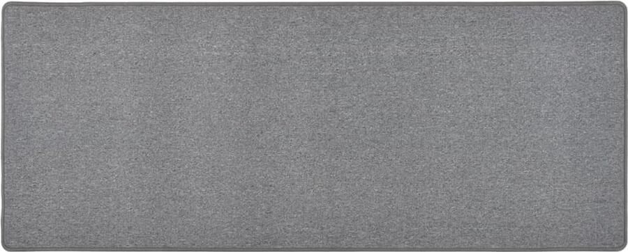 VidaXL Tapijtloper 80x200 cm donkergrijs Vloerkleed Vloerkleden Loper Vloerkleed Loper Vloerkleden - Foto 2