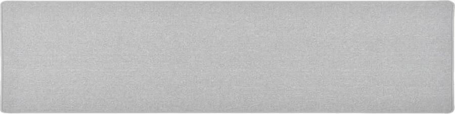 VidaXL Tapijtloper Lichtgrijs 50x200 cm Tapijtroper Vloerkleed Loopr Grijs Tapijt Lichtgrijs Tapijt Polypropyleen Tapijt Binnenloopmat - Foto 2