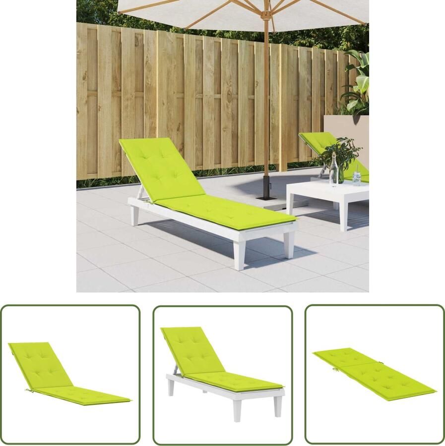 The Living Store Stoelkussens Outdoor 75x50x3 cm Houd je buitenruimte fris met deze comfortabele en duurzame stoelkussens Tuinstoel Kussentje Terras Kussen Outdoor Kussen Zitkussen Lounge Kussen