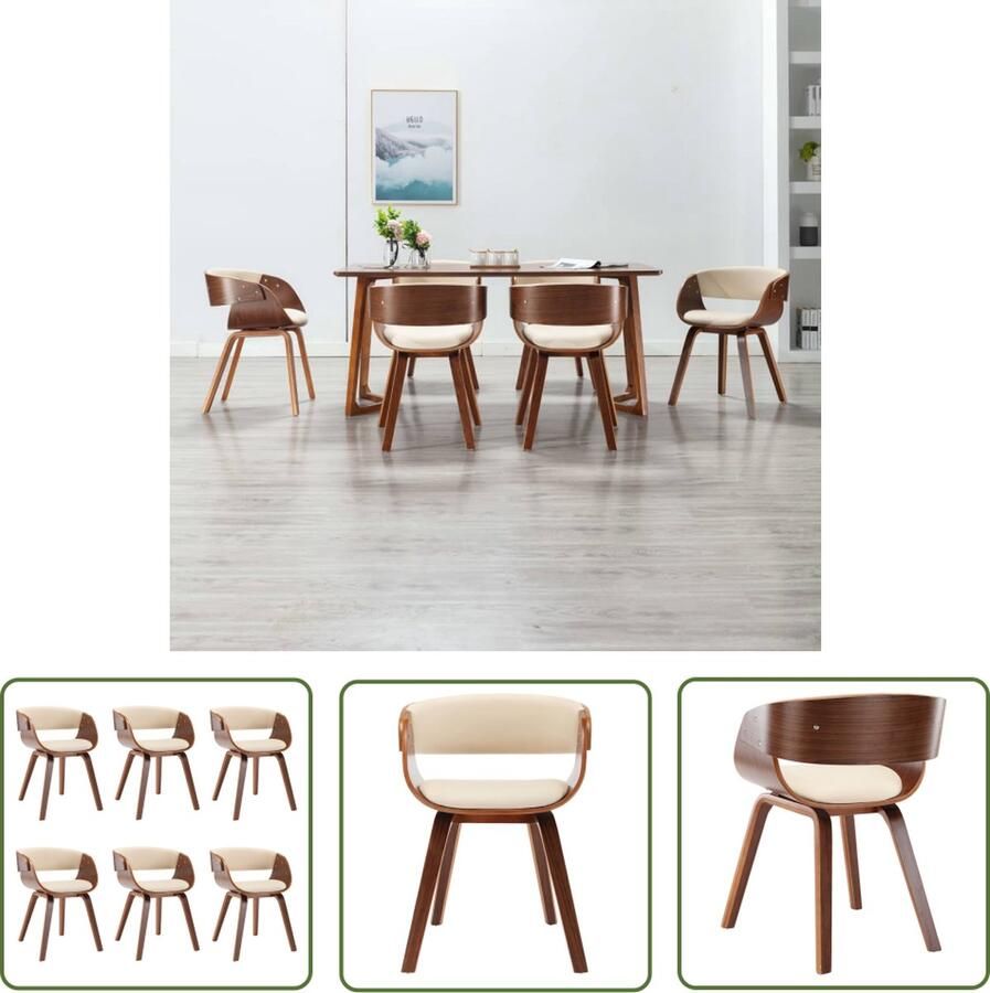 VidaXL The Living Store Eetkamerstoel Elegant en Modern Stoelen 53 x 52 x 70 cm Ken- Soepele en comfortabele bekleding - Foto 2