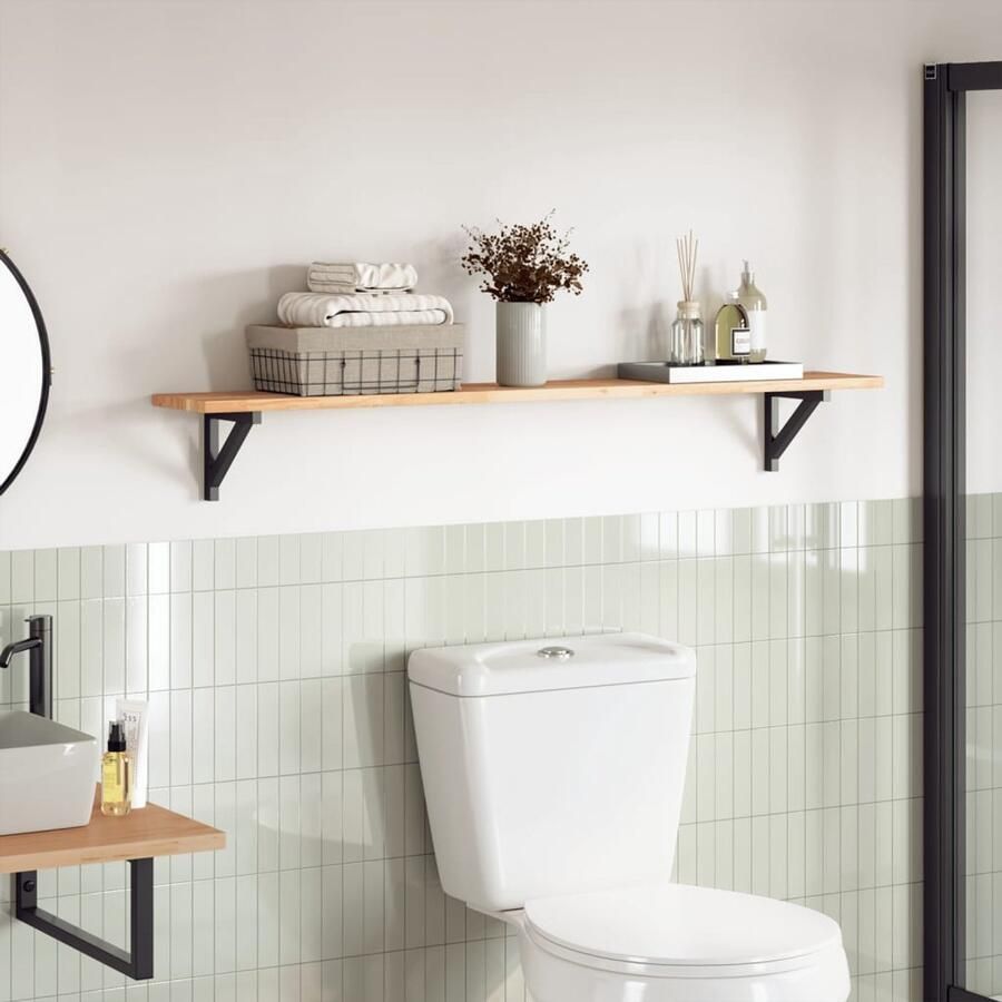 VidaXL The Living Store Tafelblad rechthoekig 140x20x2 cm massief acaciahout Houten Tafelblad Acacia Hout Tafelblad Vervangen Salontafel Eettafel