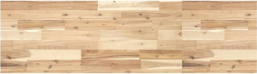 VidaXL The Living Store Wandschap zwevend 160x40x4 cm onbehandeld massief acaciahout Zwevende Wandplank Acaciahout Plank Houten Wandplank Salontafel - Foto 2