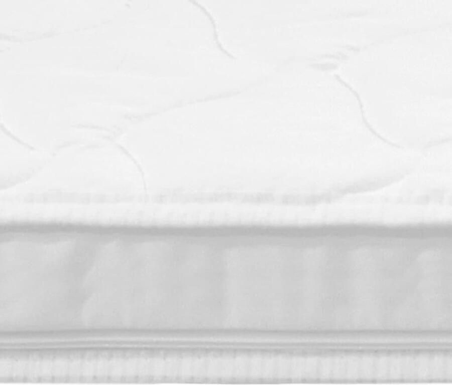 VidaXL Topmatras Koudschuim 160x200 cm 6 cm dik Dekmatras Koudschuim Matras Topmatras Slaapcomfort Anti Allergisch Matras Witte Matras - Foto 2