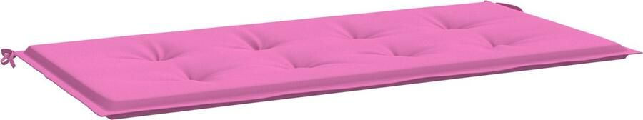 VidaXL Tuinbank Kussen Roze 120 x 50 x 4 cm Oxford stof