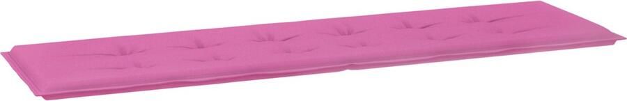 VidaXL Tuinbank Kussen Roze 180 x 50 x 4 cm Oxford stof