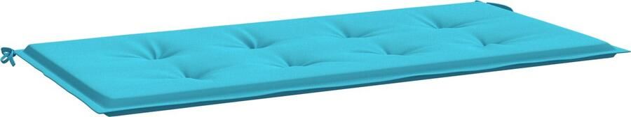 VidaXL Tuinbank Kussen Turquoise 120 x 50 x 4 cm Oxford stof