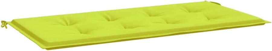 VidaXL Tuinbankkussen 100x50x3 cm Felgroen Tuinbankkussen Oxford Stof Groene Tuinkussen Balkondecoratie Outdoor Accessoires Lounge Set Zit Comfort
