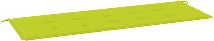 VidaXL Tuinbankkussen 150x50x3 cm Felgroen Tuinbankkussen Oxford Stof Tuinkussen Balkondecoratie Outdoor Accessoires Zitkussen Lounge Set - Foto 2