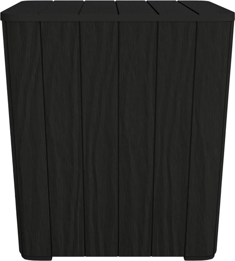 VidaXL Tuintafel Zwart Polypropeen 43L Opslag Tuintafel Tuintafels Buitentafel Tafel