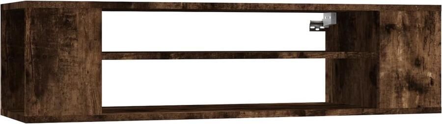 VidaXL -Tv-hangmeubel-100x30x26 5-cm-bewerkt-hout-gerookt-eikenkleurig - Foto 2