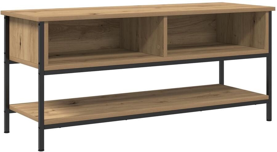 VidaXL TV-meubel Artisan Eiken Bewerkt Hout Opslag Entertainmentcentrum