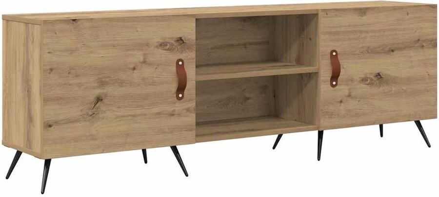 VidaXL TV Kast artisanaal eikenkleurig 150 x 30 x 50 cm Bewerkt hout