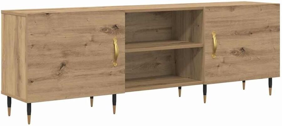 VidaXL TV Kast artisanaal eikenkleurig 150 x 30 x 50 cm Bewerkt hout