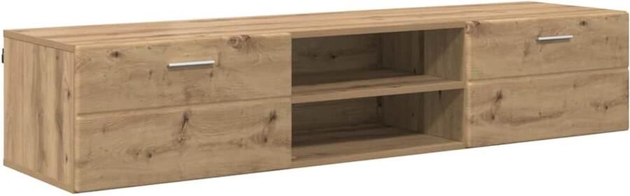 VidaXL TV Kast artisanaal eikenkleurig 150 x 39 x 30 cm Bewerkt hout