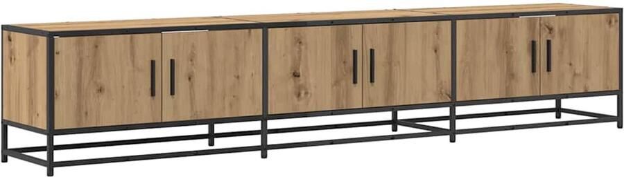 VidaXL TV Kast artisanaal eikenkleurig 210 x 35 x 41 cm Bewerkt hout